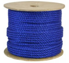 Канат армированный синий полипропилен 6x8+FC [диам. 16мм]